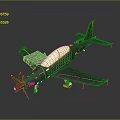 Black Single Seat Aircraft With White Canopy Extended Landing Gear And Wingtip Details