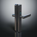 Hardware Tool Smart Door Lock With Electronic Keypad And Modern Handle Design 3d model