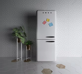 Nordic refrigerator 3d model