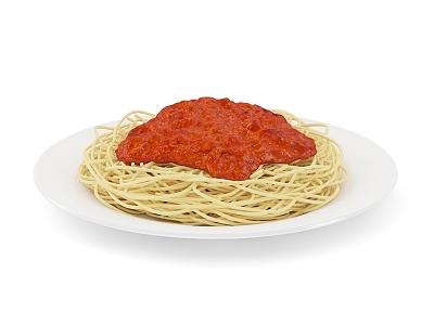 noodles western food 3d model