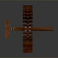 Traditional Wooden Water Wheel Mechanical Equipment With Functional Blades And Spokes Structure