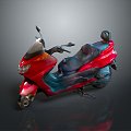 Scooter Motorcycle Two-wheeled Motocross Motorcycle Road Race Motorcycle Motor Vehicle 3d model