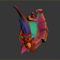 Colorful Futuristic Weapon With Intricate Flowing Texture And 3D Rendered Design
