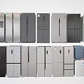 Various Modern Refrigerators And Freezers With Different Colors And Sleek Designs