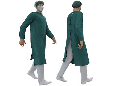 Nurse Male Nurse Male Doctor Artistic Medical Staff Foreign Doctor 3d model