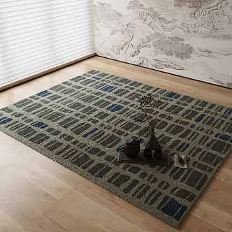 New Chinese Carpet 3d model