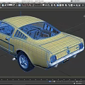 Classic Golden Sports Car With Vintage Design Sleek Body And Black Wheels