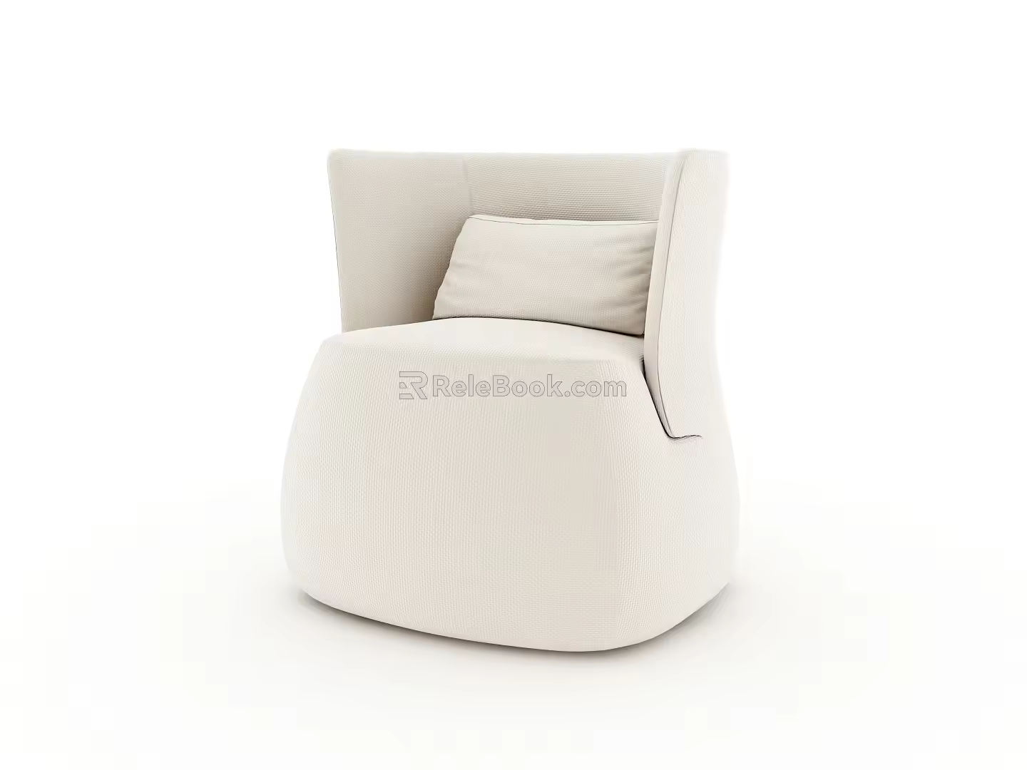 Heterosexual Sofa Single Sofa Casual Sofa 3d model
