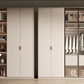 Modern Wardrobe Interior Design With Multiple Doors Glass Doors And Open Shelves