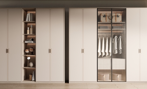 Modern Wardrobe Home Wardrobe 3d model