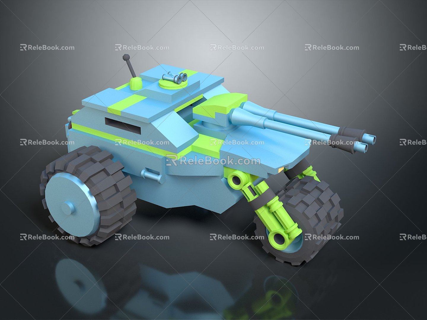 Sci-fi Tank Cartoon Tank Sci-fi Vehicle Sci-fi Vehicle World of Tanks Tank War Anime Tank 3d model