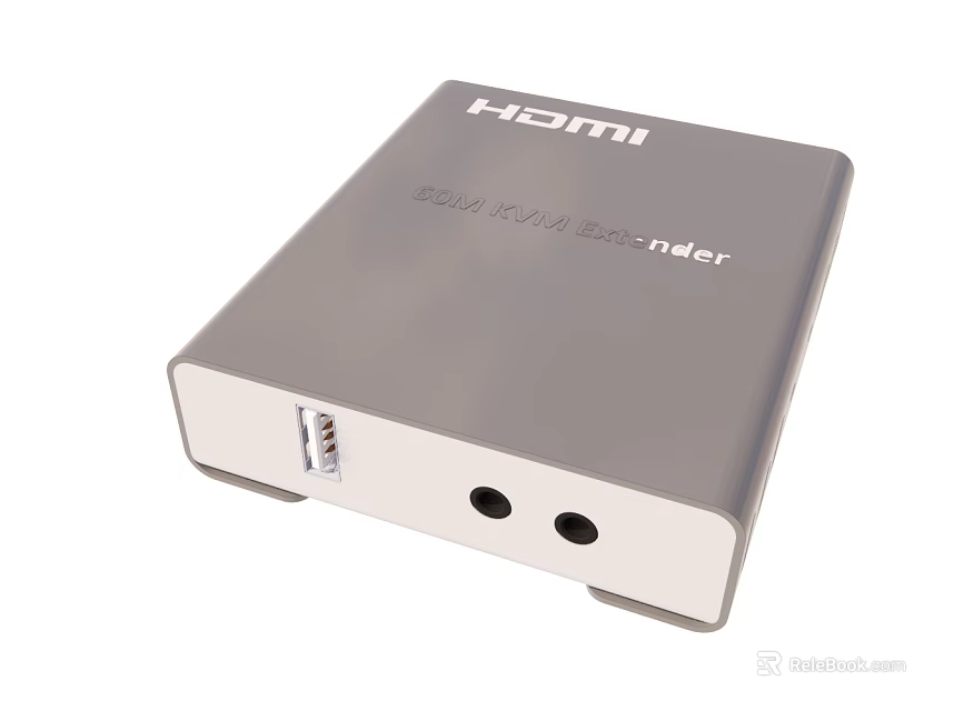 HDMI 4K 3x1 Switcher Device with HDMI Ports and Compact Design 3d model 