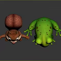 Squirrel Cartoon Squirrel Animation Squirrel Animation Squirrel Cartoon Characters Cartoon Animals Cartoon Small Animals 3d model