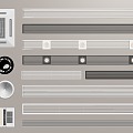 Air conditioning air outlet circular air outlet exhaust port combination 3d model