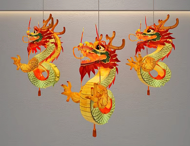 Lantern Dragon Lantern 3d model