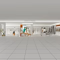 Elegant Modern Clothing Store Interior With Fashion Displays Mannequins And Shelves
