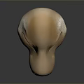 Bronze Snake Head Sculpture With Textured Skin Yellow Eyes And Open Mouth