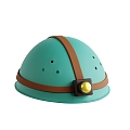 Modern Hat Rock Climbing Hat Cartoon Hat 3d model