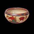 Folk Style Tableware Set With Hand Painted Bowl And Colorful Decorative Patterns