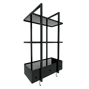 shelf display rack 3d model