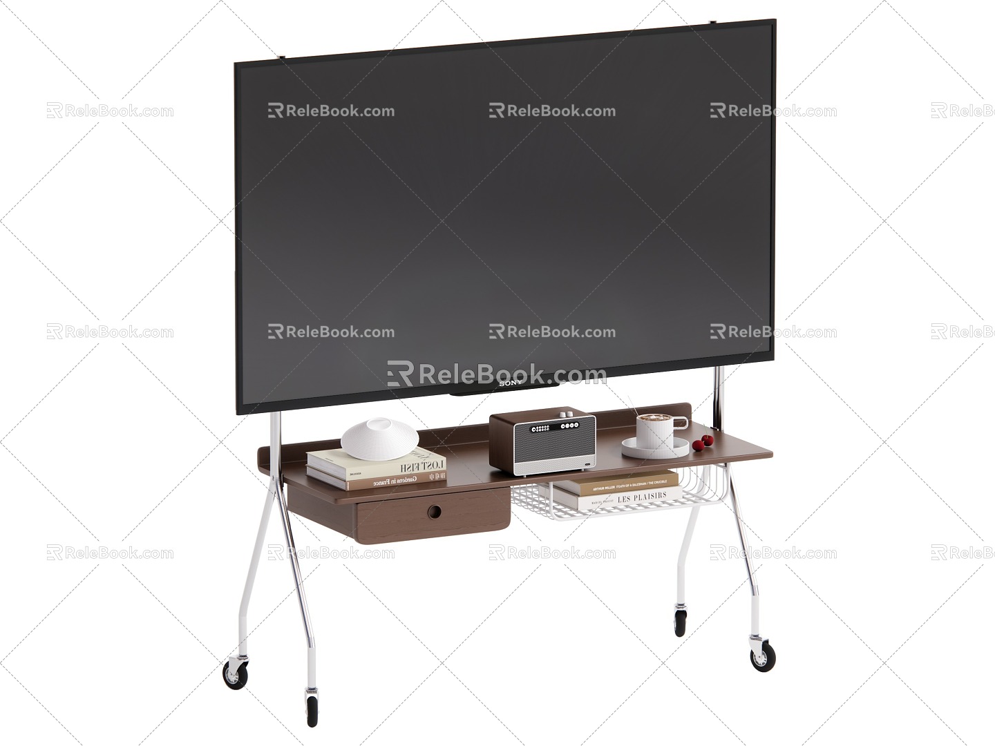 Antique TV bracket 3d model