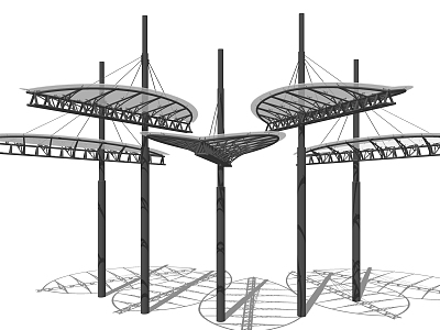 Modern gallery structure model