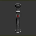 Metal Mechanical Component With Curved Hook Spring And Shiny Surface Industrial Design