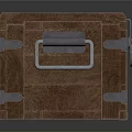 Three Wooden Storage Trunks In Brown Red And Natural Tones For Home Organization