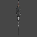 Game and Movie Dinosaur Character with Scaly Skin Spiked Back and Detailed Head