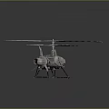 Metallic Helicopter Featuring Main Rotors Tail Rotor And Streamlined Body Design