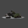 PPSH 41 submachine gun 3d model
