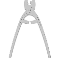 Stainless Steel Adjustable Pliers With Serrated Jaws And Grip Handles