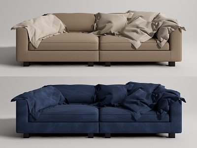 Modern double sofa model