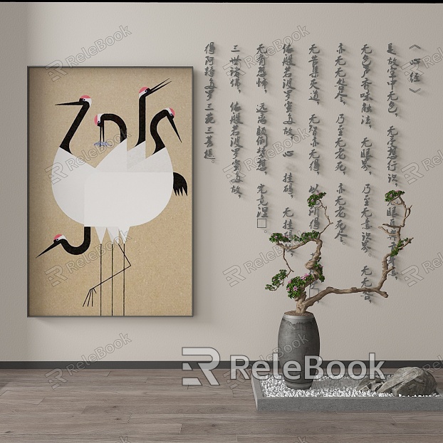 New Chinese Animal Painting Decorative Painting model