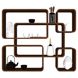 Antique Shelf 3d model