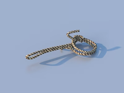 Braided Rope Knot Decorative Household Accessory For Daily Use And Decoration 3d model