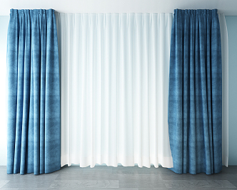 Modern Curtains 3d model