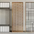 Modern partition screen partition 3d model