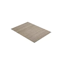 Modern Square Rugs With Neutral Tones Striped And Woven Textured Patterns 3d model