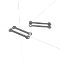 Sturdy Metal Hardware Tools Wrenches With Double Ended Design For Home Repair