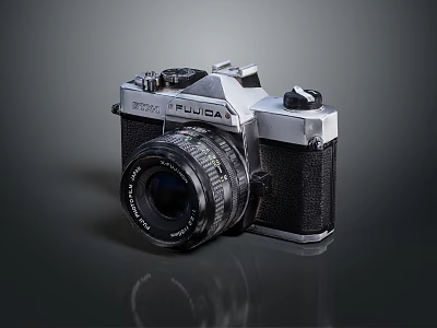 FUGICA Stylus Vintage Film Camera With Classic Design And Electronic Components 3d model