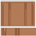 White Wainscoting Interior Design With Classic Panel And Decorative Trim for Modern Home