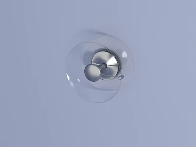 Modern Minimalist Wall Lamp Design With Transparent Glass Cover And Metal Body For Indoor Wall Decoration 3d model