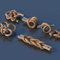 Decorative Hemp Rope Knots With Various Braided Shapes For Household Decor Items