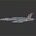 Gray Numbered 102 Space Fighter Jet With Payload For Aerospace Missions