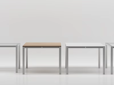 Modern Stool Table Outdoor Dining Table Square Table Courtyard Table Glass Table Wooden Table Metal Table 3d model