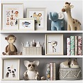 Toy Doll Children's Room Ornaments 3d model