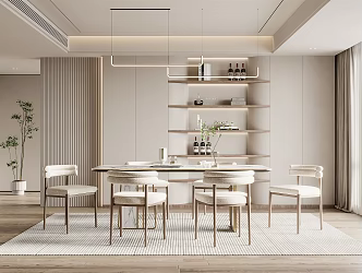 Modern Restaurant 3d model