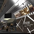 Large Industrial Steel Production Scene With Flowing Molten Metal And Bright Flame