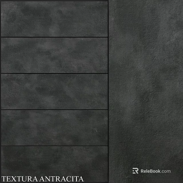 Dark Textured Construction Panels With Modern Design And Smooth Surface 3d model 